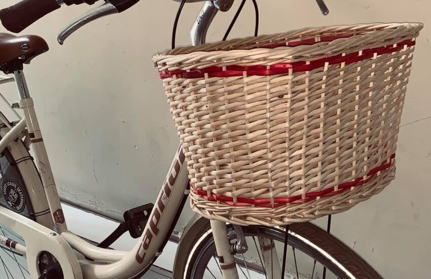 καλάθι ποδηλάτου δίχρωμο